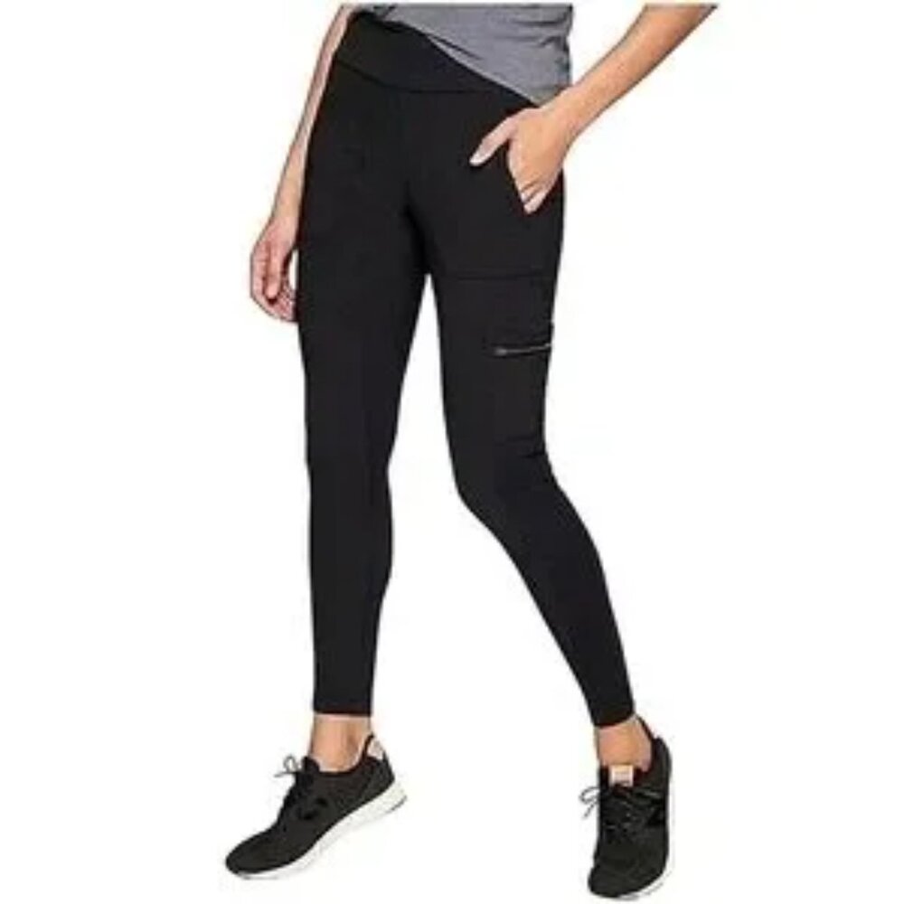 NWT Athleta Headlands Hybrid Cargo Tight - High Rise Black - 16T